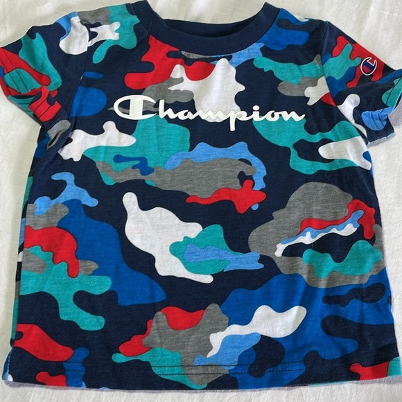 NWT 12M Converse t-shirt, NWOT 12M Champion t-shirt - Picture 2 of 7